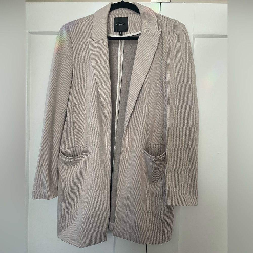 Dynamite Beige casual Blazer